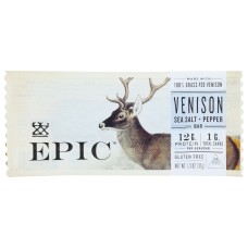 EPIC: Venison Sea Salt Plus Pepper Bar, 1.3 oz