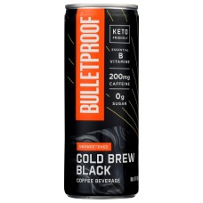BULLETPROOF: Unsweetened Cold Brew Black Coffee, 8 fo