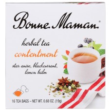 BONNE MAMAN: Tea Herbl Contentment 16B, 0.68 oz