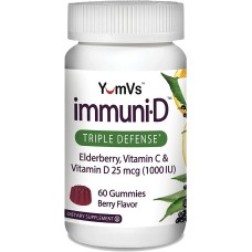 YUM VS: Immuni D Triple Defense Gummies Berry Flavor, 60 ea
