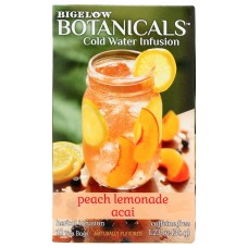 BIGELOW: Peach Lemonade Acai 18 Teabags, 1.23 oz