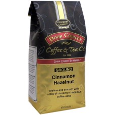 DOOR COUNTY COFFEE: Cinnamon Hazelnut Ground Coffee, 10 oz