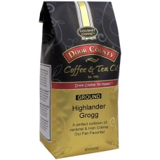 DOOR COUNTY COFFEE: Highlander Grogg Ground Coffee, 10 oz