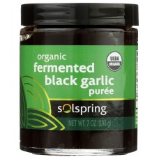 SOLSPRING: Puree Blk Garlic Fermente, 7 oz