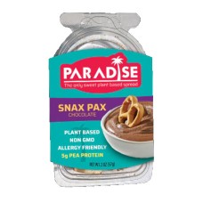 PARADISE SNAX PAX: Chocolate Spread & Grain Free Pretzels, 2 oz