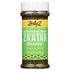 ZESTY Z: Mediterranean Za'atar Seasoning, 3 oz