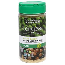 LONGEVE BRANDS: Plain Plant-Based Breadless Crumbs, 5.5 oz