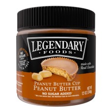 LEGENDARY FOODS: Peanut Butter Cup Peanut Butter, 12 oz