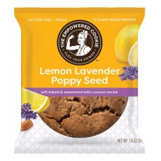 THE EMPOWERED COOKIE: Lemon Lavender Poppy Seed Cookie, 1.8 oz