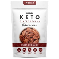 NUTRAIL: Sweet Cinnamon Keto Glazed Pecans, 4 oz