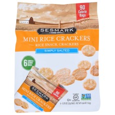 SESMARK: Cracker Rice Mini Salted, 4.66 OZ