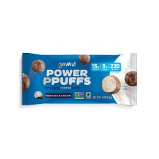 GO WILD: Power Ppuffs Cookies and Cream, 1.5 oz