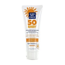 KISS MY FACE: Sunscreen Baby Spf50, 4 OZ
