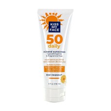 KISS MY FACE: Sunscreen Daily Spf50, 4 OZ