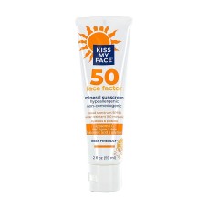 KISS MY FACE: Face Factor Mineral Sunscreen SPF50, 2 OZ