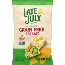 LATE JULY: Grain Free Sea Salt Tortilla Chips, 7.5 oz