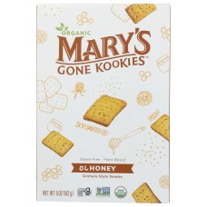 MARYS GONE CRACKERS: Honey Kookies, 5 oz