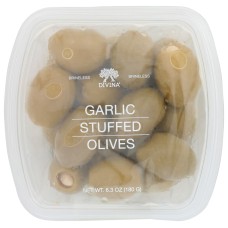 DIVINA: Olives Garlic Stuffed, 6.3 OZ