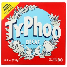 TYPHOO: Decaf Black Tea, 80 bg