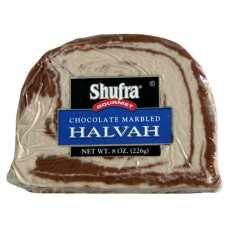 SHUFRA: Chocolate Marbled Halvah, 8 oz
