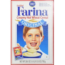 FARINA MILLS: Fortified Farina Creamy Hot Wheat Cereal, 28 oz