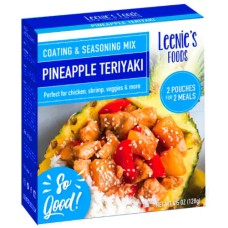 LEENIES FOODS: Pineapple Teriyaki Coating & Seasoning, 1 EA