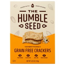 THE HUMBLE SEED: Everything Grain Free Crackers, 4.25 oz