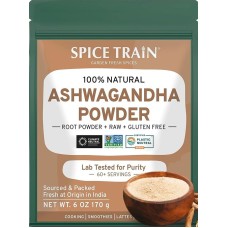 SPICE TRAIN: Organic Ashwagandha Powder, 6 oz