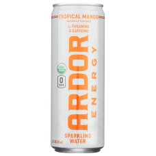 ARDOR ORGANIC INC: Tropical Mango Sparkling Water, 12 fo
