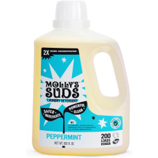 MOLLY SUDS: Peppermint Liquid Laundry Detergent, 52 fo
