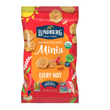 LUNDBERG: Organic Fiery Hot Rice Cake Minis, 5 oz