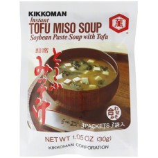 KIKKOMAN: Instant Tofu Miso Soup Mix, 1.05 oz