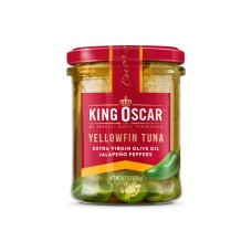 KING OSCAR: Yellowfin Tuna Fillet Jalapeno Pepper, 6.7 oz
