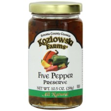 KOZLOWSKI FARMS: Five Pepper Preserve, 10.5 oz