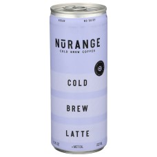 NURANGE COFFEE: Cold Brew Latte, 7.5 fo