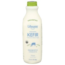 LIFEWAY: Plain Organic Kefir Grass Fed, 32 oz