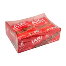 LAIKI: Red Rice with Sea Salt Rice Crackers 6 Count, 4.4 oz