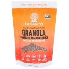 LAKANTO: Cinnamond Almond Crunch Keto Granola, 11 oz