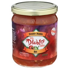 LITTLE DIABLO: Double Diablo Hot Salsa, 16 oz