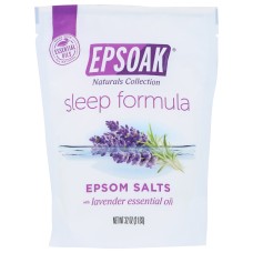 EPSOAK: Sleep Formula Epsom Salts Bath Salt, 2 lb