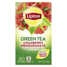 LIPTON: Cranberry Pomegranate Green Tea, 20 bg