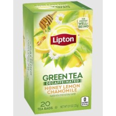 LIPTON: Green Tea Honey Lemon Decaf, 20 bg