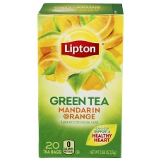 LIPTON: Mandarin Orange Green Tea, 20 pc
