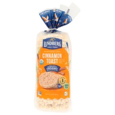 LUNDBERG: Organic Cinnamon Toast Rice Cakes, 9.5 oz