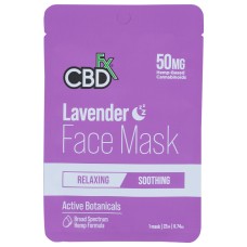 CBDFX: Lavender Face Mask, 1 pc