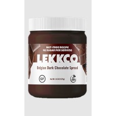 LEKKCO: Belgian Dark Chocolate Spread, 9.5 oz