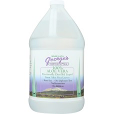 GEORGES: Aloe Vera Distilled Liquid, 128 oz