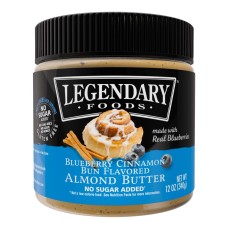 LEGENDARY FOODS: Blueberry Cinnamon Almond Butter, 12 oz