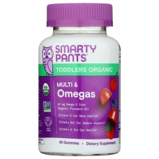 SMARTYPANTS: Organic Toddler Multi and Omegas, 45 ea