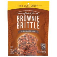 SHEILA GS: Chocolate Chip Brownie Brittle, 5 oz